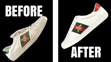 clean gucci sneakers|how to clean ace white sneakers.